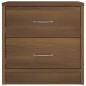 vidaXL Nachttische 2 Stk. Braun Eichen-Optik 40x30x40 cm Holzwerkstoff vidaXL Nachttische 2 Stk. Braun Eichen-Optik 40x30x40 cm Holzwerkstoff