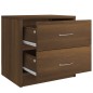 vidaXL Nachttische 2 Stk. Braun Eichen-Optik 40x30x40 cm Holzwerkstoff vidaXL Nachttische 2 Stk. Braun Eichen-Optik 40x30x40 cm Holzwerkstoff