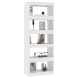 vidaXL Bücherregal/Raumteiler Weiß 60x30x166 cm Holzwerkstoff vidaXL Bücherregal/Raumteiler Weiß 60x30x166 cm Holzwerkstoff