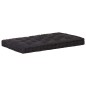 Palettenkissen Baumwolle 120×80×10 cm Schwarz Palettenkissen Baumwolle 120×80×10 cm Schwarz