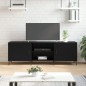 vidaXL TV-Schrank Schwarz 150x30x50 cm Holzwerkstoff vidaXL TV-Schrank Schwarz 150x30x50 cm Holzwerkstoff