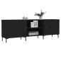 vidaXL TV-Schrank Schwarz 150x30x50 cm Holzwerkstoff vidaXL TV-Schrank Schwarz 150x30x50 cm Holzwerkstoff