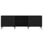 vidaXL TV-Schrank Schwarz 150x30x50 cm Holzwerkstoff vidaXL TV-Schrank Schwarz 150x30x50 cm Holzwerkstoff