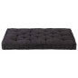 Palettenkissen Baumwolle 120×80×10 cm Schwarz Palettenkissen Baumwolle 120×80×10 cm Schwarz