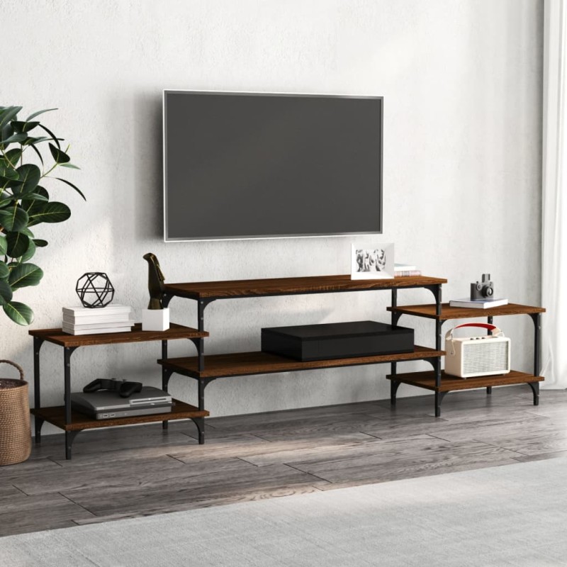 vidaXL TV-Schrank Braun Eichen-Optik 197x35x52 cm Holzwerkstoff vidaXL TV-Schrank Braun Eichen-Optik 197x35x52 cm Holzwerkstoff