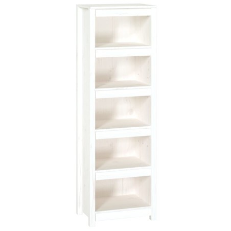vidaXL Bücherregal Weiß 50x35x154 cm Massivholz Kiefer