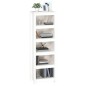 vidaXL Bücherregal Weiß 50x35x154 cm Massivholz Kiefer vidaXL Bücherregal Weiß 50x35x154 cm Massivholz Kiefer