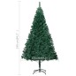 vidaXL Künstlicher Weihnachtsbaum mit Dicken Zweigen Grün 240 cm PVC vidaXL Künstlicher Weihnachtsbaum mit Dicken Zweigen Grün 240 cm PVC