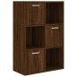 vidaXL Lagerschrank Braun Eichen-Optik 60x29,5x90 cm vidaXL Lagerschrank Braun Eichen-Optik 60x29,5x90 cm