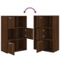 vidaXL Lagerschrank Braun Eichen-Optik 60x29,5x90 cm vidaXL Lagerschrank Braun Eichen-Optik 60x29,5x90 cm