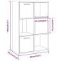 vidaXL Lagerschrank Braun Eichen-Optik 60x29,5x90 cm vidaXL Lagerschrank Braun Eichen-Optik 60x29,5x90 cm