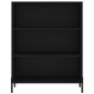 vidaXL Regalschrank Schwarz 69,5x32,5x90 cm Holzwerkstoff vidaXL Regalschrank Schwarz 69,5x32,5x90 cm Holzwerkstoff