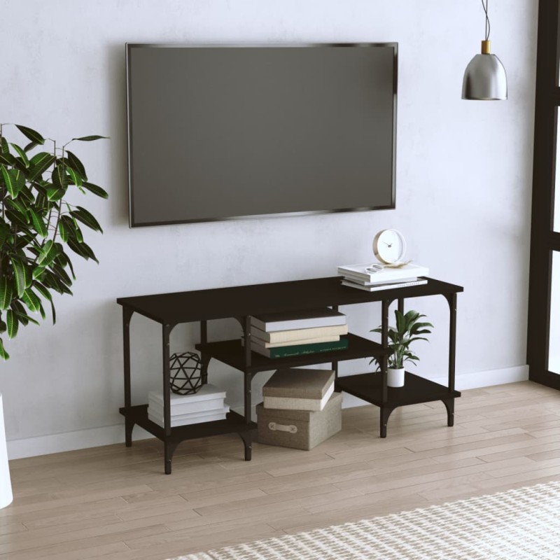 vidaXL TV-Schrank Schwarz 102x35x45,5 cm Holzwerkstoff vidaXL TV-Schrank Schwarz 102x35x45,5 cm Holzwerkstoff