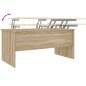 vidaXL Couchtisch Sonoma-Eiche 102x50,5x46,5 cm Holzwerkstoff vidaXL Couchtisch Sonoma-Eiche 102x50,5x46,5 cm Holzwerkstoff