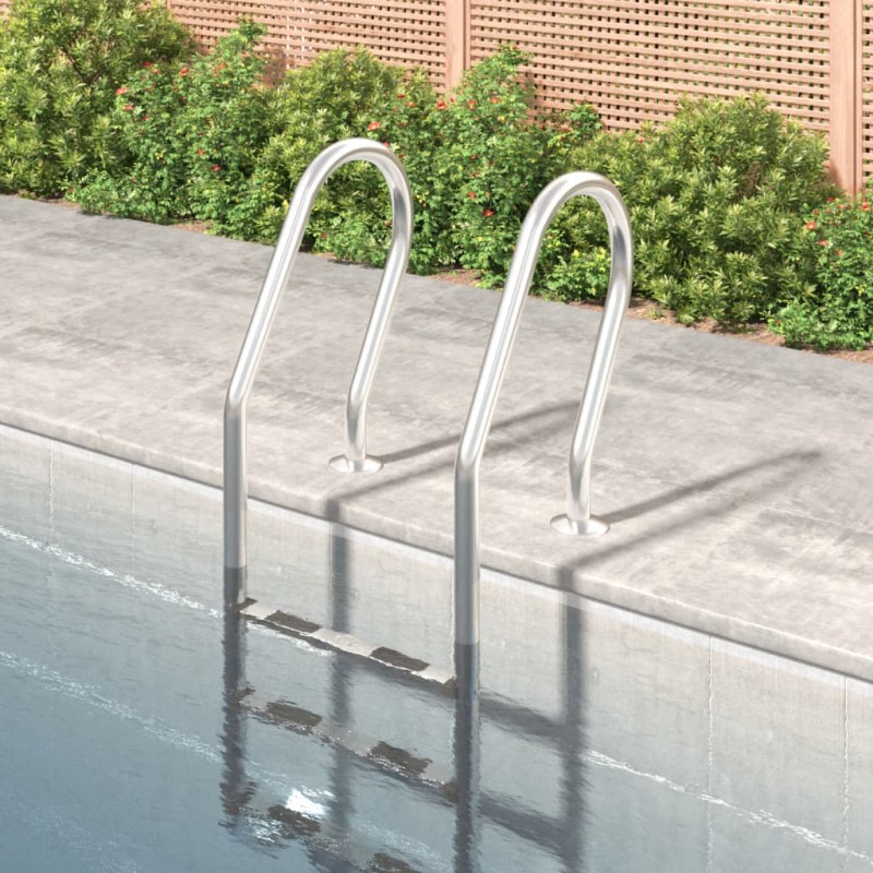 vidaXL Pool-Leiter 54x38x158 cm Edelstahl 304 vidaXL Pool-Leiter 54x38x158 cm Edelstahl 304