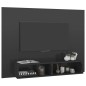 vidaXL TV-Wandschrank Hochglanz-Grau 120x23,5x90 cm Holzwerkstoff vidaXL TV-Wandschrank Hochglanz-Grau 120x23,5x90 cm Holzwerkstoff