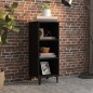 vidaXL Sideboard Schwarz 34,5x32,5x90 cm Holzwerkstoff vidaXL Sideboard Schwarz 34,5x32,5x90 cm Holzwerkstoff