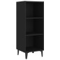 vidaXL Sideboard Schwarz 34,5x32,5x90 cm Holzwerkstoff vidaXL Sideboard Schwarz 34,5x32,5x90 cm Holzwerkstoff