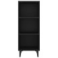 vidaXL Sideboard Schwarz 34,5x32,5x90 cm Holzwerkstoff vidaXL Sideboard Schwarz 34,5x32,5x90 cm Holzwerkstoff