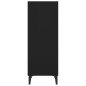 vidaXL Sideboard Schwarz 34,5x32,5x90 cm Holzwerkstoff vidaXL Sideboard Schwarz 34,5x32,5x90 cm Holzwerkstoff