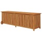 vidaXL Gartentruhe mit Rollen 150x50x58 cm Massivholz Akazie vidaXL Gartentruhe mit Rollen 150x50x58 cm Massivholz Akazie