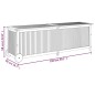 vidaXL Gartentruhe mit Rollen 150x50x58 cm Massivholz Akazie vidaXL Gartentruhe mit Rollen 150x50x58 cm Massivholz Akazie