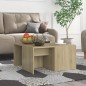 vidaXL Couchtische 4 Stk. Sonoma-Eiche 33x33x33 cm Holzwerkstoff vidaXL Couchtische 4 Stk. Sonoma-Eiche 33x33x33 cm Holzwerkstoff