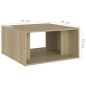 vidaXL Couchtische 4 Stk. Sonoma-Eiche 33x33x33 cm Holzwerkstoff vidaXL Couchtische 4 Stk. Sonoma-Eiche 33x33x33 cm Holzwerkstoff