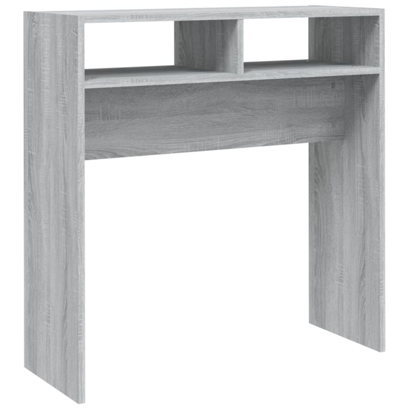 vidaXL Konsolentisch Grau Sonoma 78x30x80 cm Holzwerkstoff vidaXL Konsolentisch Grau Sonoma 78x30x80 cm Holzwerkstoff