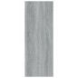 vidaXL Konsolentisch Grau Sonoma 78x30x80 cm Holzwerkstoff vidaXL Konsolentisch Grau Sonoma 78x30x80 cm Holzwerkstoff