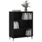vidaXL Regalschrank Schwarz 69,5x32,5x90 cm Holzwerkstoff vidaXL Regalschrank Schwarz 69,5x32,5x90 cm Holzwerkstoff