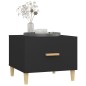 vidaXL Couchtisch Schwarz 50x50x40 cm Holzwerkstoff vidaXL Couchtisch Schwarz 50x50x40 cm Holzwerkstoff