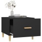 vidaXL Couchtisch Schwarz 50x50x40 cm Holzwerkstoff vidaXL Couchtisch Schwarz 50x50x40 cm Holzwerkstoff