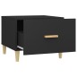 vidaXL Couchtisch Schwarz 50x50x40 cm Holzwerkstoff vidaXL Couchtisch Schwarz 50x50x40 cm Holzwerkstoff