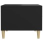 vidaXL Couchtisch Schwarz 50x50x40 cm Holzwerkstoff vidaXL Couchtisch Schwarz 50x50x40 cm Holzwerkstoff