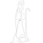 vidaXL LED-Silhouette Hirte und Lamm 168 LEDs 102,5x35 cm vidaXL LED-Silhouette Hirte und Lamm 168 LEDs 102,5x35 cm