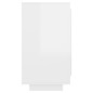 vidaXL Sideboard Hochglanz-Weiß 80x40x75 cm vidaXL Sideboard Hochglanz-Weiß 80x40x75 cm