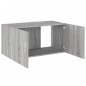 vidaXL Wandschrank Grau Sonoma 80x39x40 cm Holzwerkstoff vidaXL Wandschrank Grau Sonoma 80x39x40 cm Holzwerkstoff