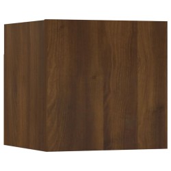 vidaXL TV-Wandschrank Braun Eiche 30,5x30x30 cm