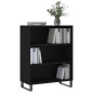vidaXL Regalschrank Schwarz 69,5x32,5x90 cm Holzwerkstoff vidaXL Regalschrank Schwarz 69,5x32,5x90 cm Holzwerkstoff