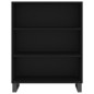 vidaXL Regalschrank Schwarz 69,5x32,5x90 cm Holzwerkstoff vidaXL Regalschrank Schwarz 69,5x32,5x90 cm Holzwerkstoff