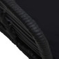 Gartenstühle 2 Stk. mit Auflagen Poly Rattan Schwarz Gartenstühle 2 Stk. mit Auflagen Poly Rattan Schwarz