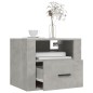vidaXL Wand-Nachttische 2 Stk. Betongrau 50x36x40 cm vidaXL Wand-Nachttische 2 Stk. Betongrau 50x36x40 cm