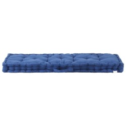 Palettenkissen Baumwolle 120×40×7 cm Hellblau