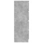 vidaXL Sideboard Betongrau 60x35x98,5 cm Holzwerkstoff vidaXL Sideboard Betongrau 60x35x98,5 cm Holzwerkstoff