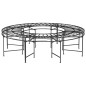 vidaXL Baumbank Rund Ø160 cm Schwarz Stahl vidaXL Baumbank Rund Ø160 cm Schwarz Stahl