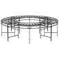 vidaXL Baumbank Rund Ø160 cm Schwarz Stahl vidaXL Baumbank Rund Ø160 cm Schwarz Stahl