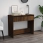 vidaXL Konsolentisch Braun Eichen-Optik 89x41x76,5 cm Holzwerkstoff vidaXL Konsolentisch Braun Eichen-Optik 89x41x76,5 cm Holzwerkstoff