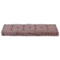 vidaXL Palettenkissen Baumwolle 120×40×7 cm Taupe