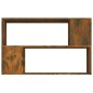 vidaXL Bücherregal Räuchereiche 100x24x63 cm Holzwerkstoff vidaXL Bücherregal Räuchereiche 100x24x63 cm Holzwerkstoff
